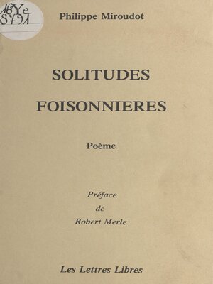 cover image of Solitudes foisonnières